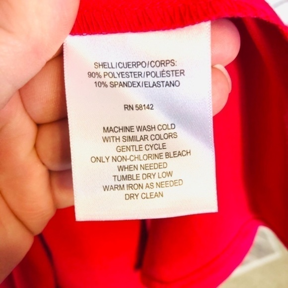 London Times Cold Shoulder Hot Pink Dress - Picture 5 of 5